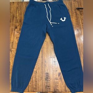 True Religion Core Joggers Marine Blue Size Medium